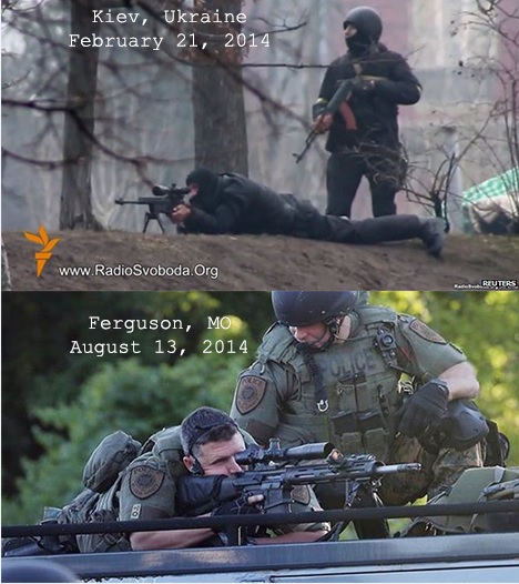 Kiev and Ferguson