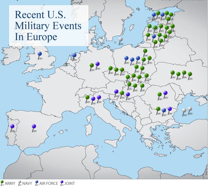 Us Bases In Europe Map – Map With States