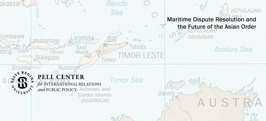 New Paper Series Maritime Dispute Resolution And The Future Of The   Timor Sea Map B 900x411 